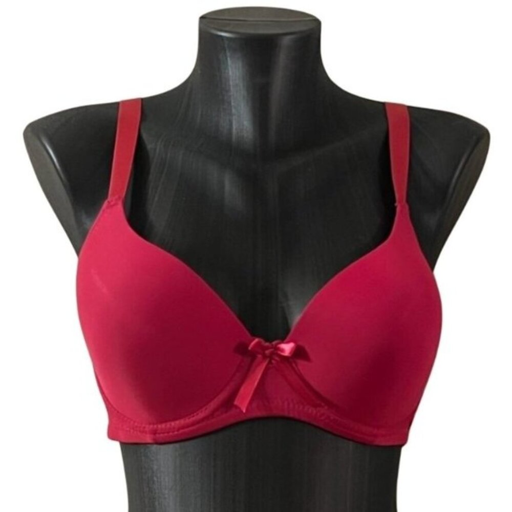 Red Full Coverage Bra